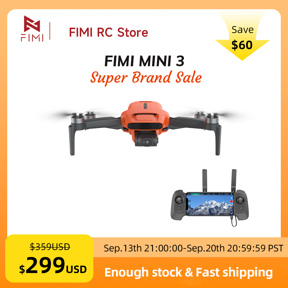 Drone Gimbal 3 Axis - FIMI MINI 3 Kamera Drone 4K