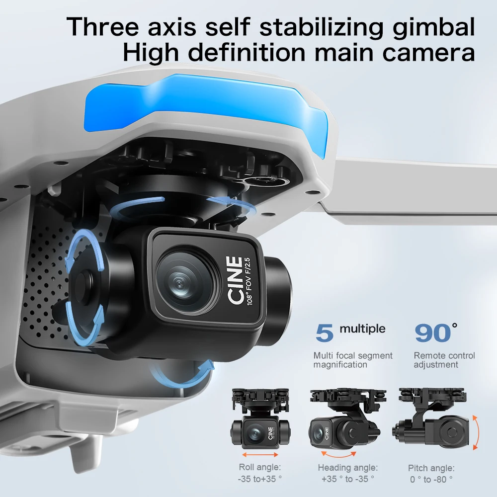 Orijinal S-X1 GPS Katlanabilir - Drone Gimbal 3 Axis incelemesi ve fiyatı